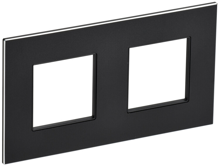Фотография IEK SKANDY Металл Черный Рамка 2-ая SK-F32Bl (SK-M22-M-K02) в интернет-магазине Форум Электро в Москве Картинка IEK SKANDY Металл Черный Рамка 2-ая SK-F32Bl (SK-M22-M-K02) в интернет-магазине Форум Электро в Москве