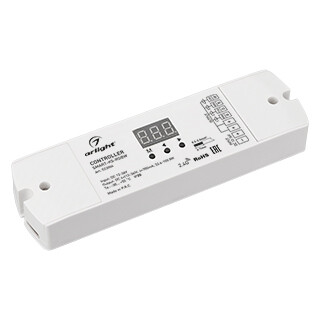 Arlight Контроллер тока SMART-K5-RGBW (12-36V, 4x700mA, 2.4G) (IP20 Пластик, 5 лет) (023004) превью в интернет-магазине электрики Форум Электро в Москве Arlight Контроллер тока SMART-K5-RGBW (12-36V, 4x700mA, 2.4G) (IP20 Пластик, 5 лет) (023004) превью в интернет-магазине электрики Форум Электро в Москве