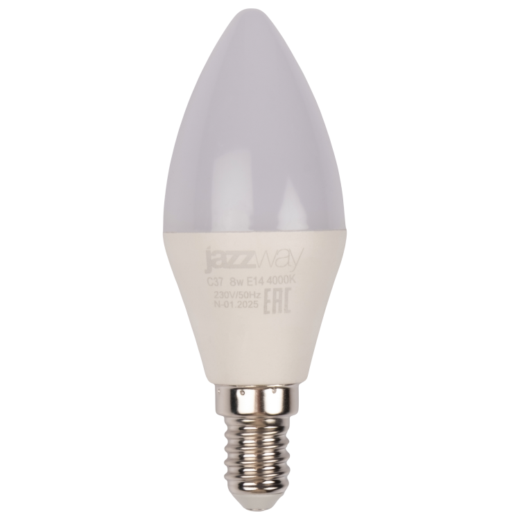 Jazzway PLED-LX C37 8w E14 4000K (.5025271) превью в интернет-магазине электрики Форум Электро в Москве