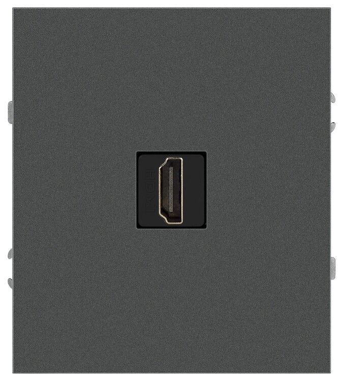 Картинка ЭРА Arktik Розетка 16-3114-06 HDMI графит (Б0070509) в интернет-магазине Форум Электро в Москве