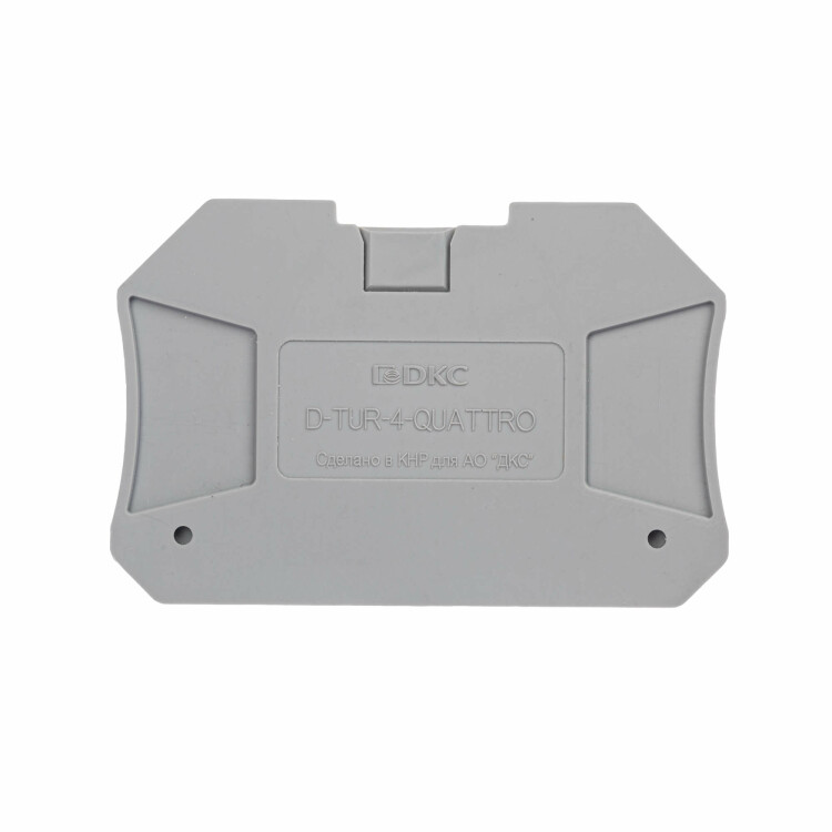 DKC Nuputuk Изолятор торцевой для клемм TUR-2.5-QUATTRO (D-TUR-2.5-QUATTRO) превью в интернет-магазине электрики Форум Электро в Москве