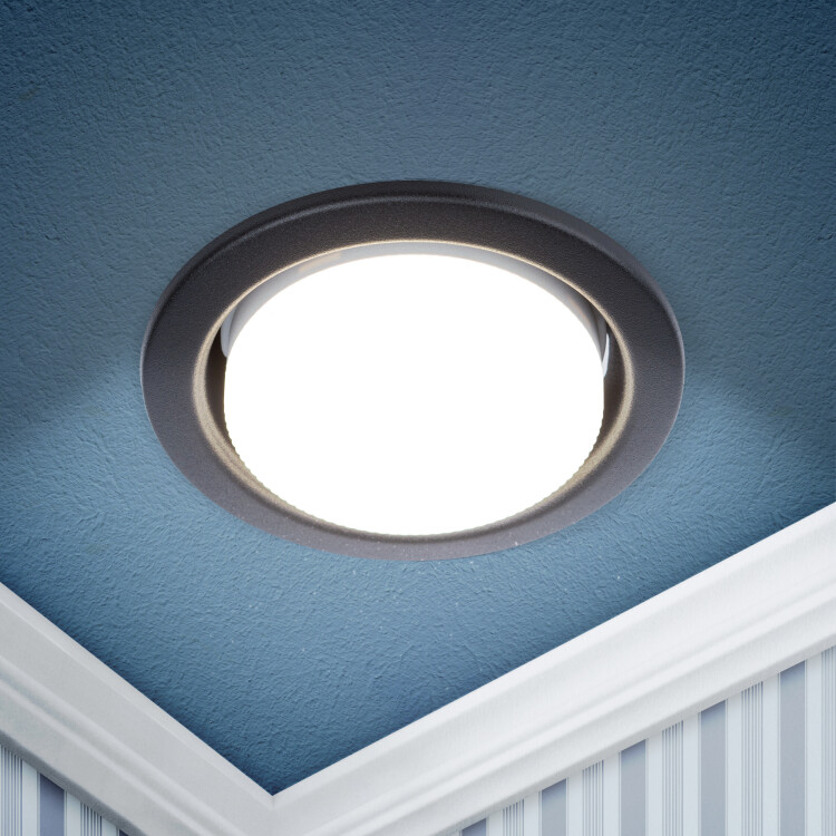 ЭРА Встраиваемый светильник под лампу GX53 ЭРА KL35 SBK (к) черный матовый (Б0055813) превью в интернет-магазине электрики Форум Электро в Москве