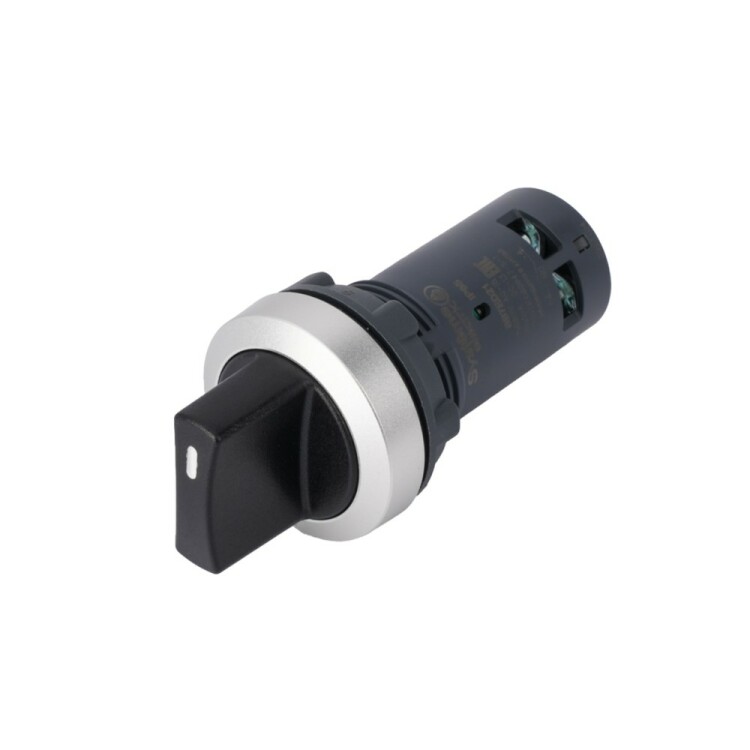 Systeme Electric Переключатель SB7 моноблочный 22 мм 3 позиции с фиксацией, металл, 2НО, IP65 (SB7ED33) превью в интернет-магазине электрики Форум Электро в Москве