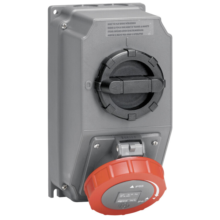 Legrand Hypra Комбинированный щиток с переключателем IP 66/67-55 3К+Н+З 32 А пластик (059265) превью в интернет-магазине электрики Форум Электро в Москве