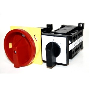 Многоступенчатый переключатель 9-полюсный (8P+N) 6.4кВт с рукояткой, IP30 щитовой КЭАЗ (232713) превью в интернет-магазине электрики Форум Электро в Москве