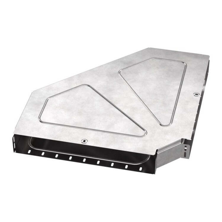 Промрукав Угол горизонтальный 90 градусов с крышкой Стандарт 500х80 (PR16.0626) превью в интернет-магазине электрики Форум Электро в Москве