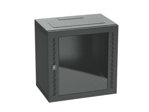 DKC IT-STI навесной, 12 U (600х600х400) дв. cтекло RAL9005 (R5STI1240GSB) превью в интернет-магазине электрики Форум Электро в Москве