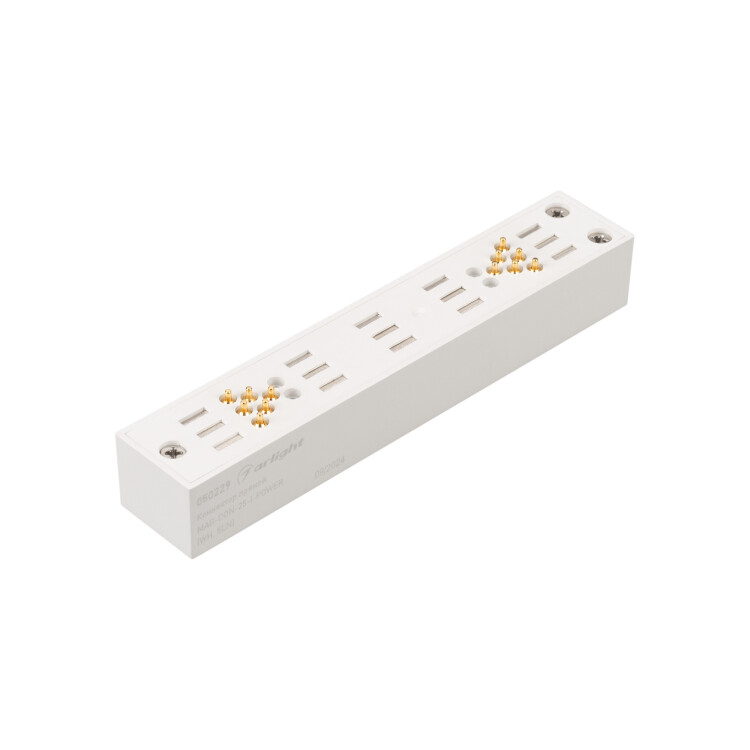 Arlight Коннектор прямой MAG-CON-25-I-POWER (WH, 5LN) (IP20 Пластик, 5 лет) (050229) превью в интернет-магазине электрики Форум Электро в Москве