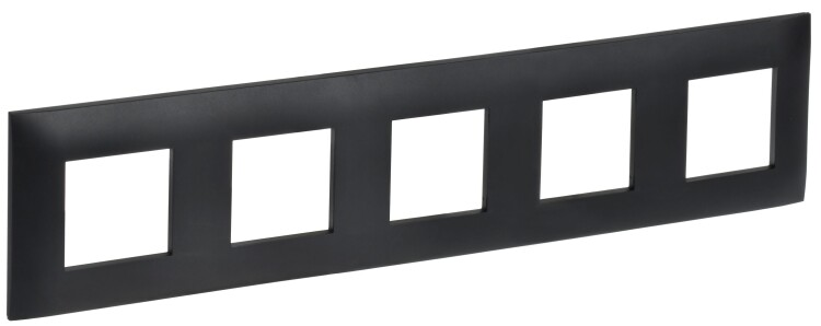 Картинка IEK SKANDY Черный Рамка 5-ая SK-F05Bl (SK-M52-K02) в интернет-магазине Форум Электро в Москве