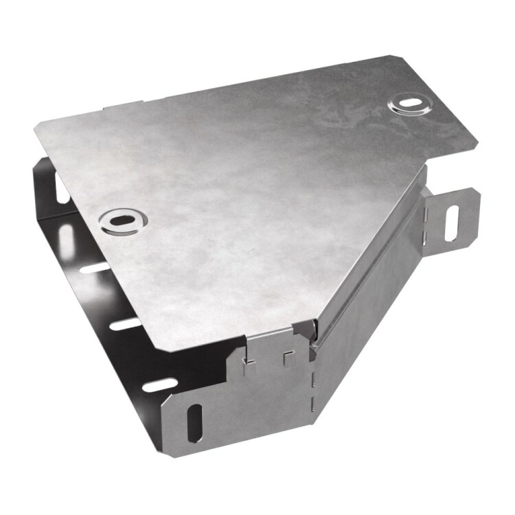 Промрукав Переходник левый с крышкой Стандарт 200х100х50 (PR16.0489) превью в интернет-магазине электрики Форум Электро в Москве