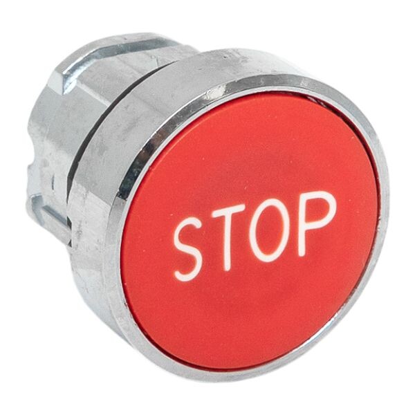 EKF Исполнительный механизм кнопки "STOP" XB4 красный плоский возвратный без фиксации IP65 (XB4BA-4158C-65) превью в интернет-магазине электрики Форум Электро в Москве