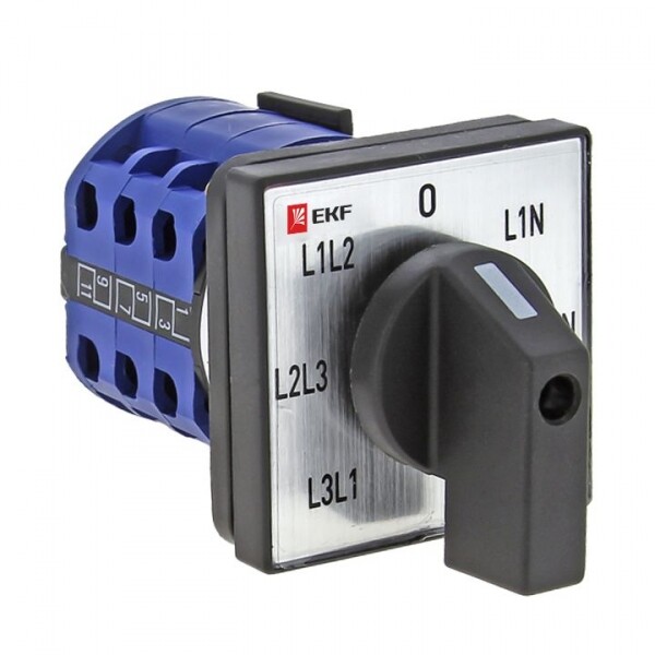 EKF PROxima Переключатель кулачковый ПК-1-64 10А для вольтметра