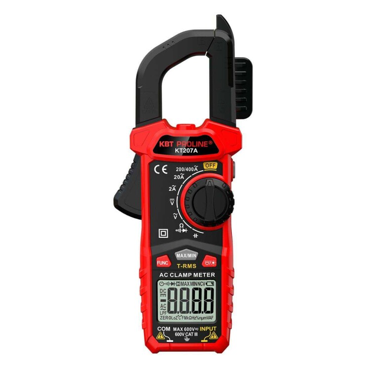 КВТ Токовые клещи цифровые KT 207A серия PROLINE (91919) превью в интернет-магазине электрики Форум Электро в Москве