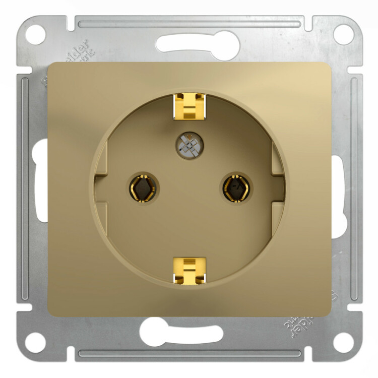 Фотография Systeme Electric Glossa Титан Розетка с/з (GSL000443) в интернет-магазине Форум Электро в Москве Картинка Systeme Electric Glossa Титан Розетка с/з (GSL000443) в интернет-магазине Форум Электро в Москве