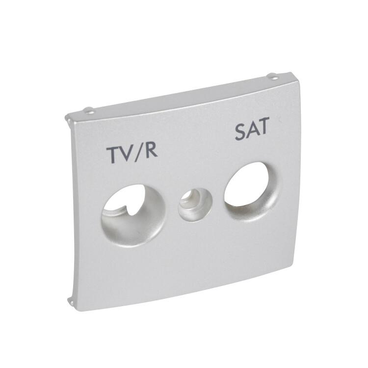 Картинка Legrand Valena Алюминий Накладка TV-FM-SAT (770186) в интернет-магазине Форум Электро в Москве
