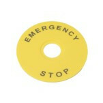 Systeme Electric Маркировка для кнопки аварийного останова "Emergency Stop" D90 (SBY8360) превью в интернет-магазине электрики Форум Электро в Москве