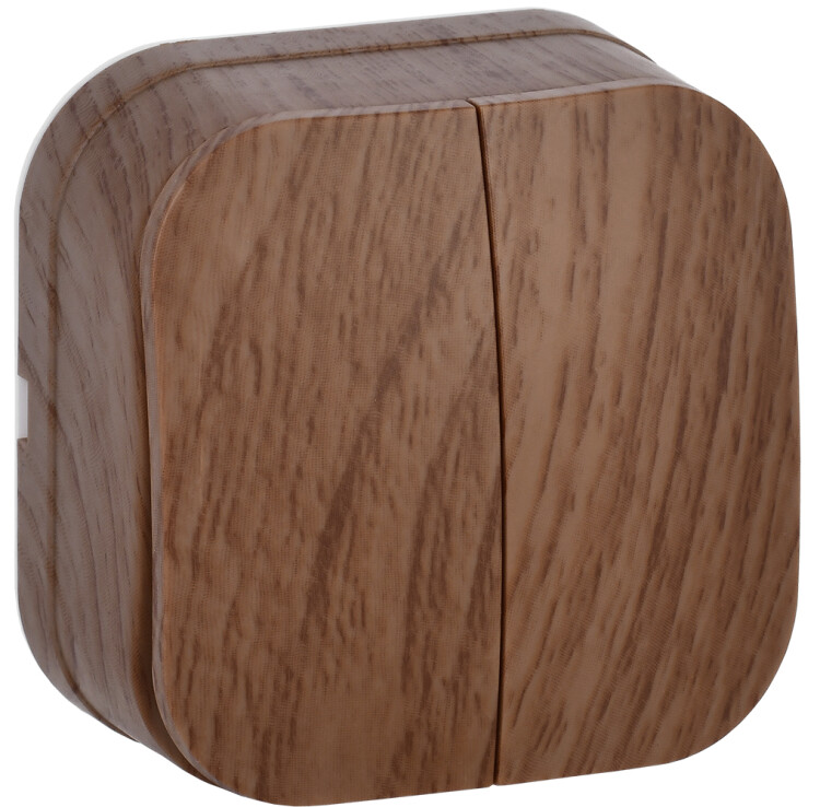 Картинка IEK GLORY ВС20-2-0-ХД Выключ. 2-кл. о/у 10А GLORY дуб (EVH20-K24-10) в интернет-магазине Форум Электро в Москве