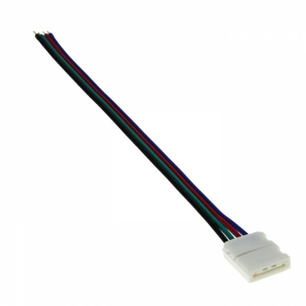 EKF Коннектор для соединения RGB LED-ленты шириной 10 мм (тип 5050) с источником питания профессиональной серии (FD-P) (уп./5шт) Proxima (flsc-RGB-w-pc-IP20) превью в интернет-магазине электрики Форум Электро в Москве