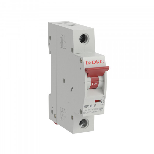 Автоматический выключатель модульный YON max типа MD63S, 4,5кА, 1 полюс, хар-ка C, 32А (MD63S-1PC32) превью в интернет-магазине электрики Форум Электро в Москве