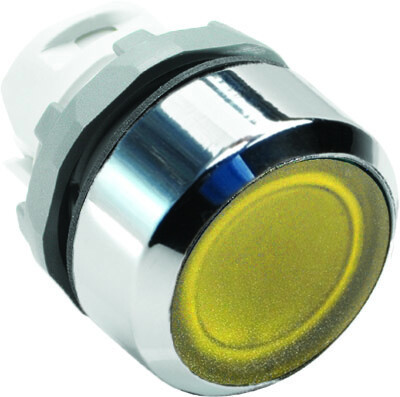 ABB MP1-21Y Кнопка желтая с подсветкой без фикс. (корпус) (1SFA611100R2103) превью в интернет-магазине электрики Форум Электро в Москве