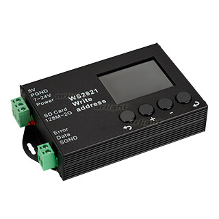 Arlight Редактор адресов DMX-WS2821 (IP20 Металл, 1 год) (019581) превью в интернет-магазине электрики Форум Электро в Москве Arlight Редактор адресов DMX-WS2821 (IP20 Металл, 1 год) (019581) превью в интернет-магазине электрики Форум Электро в Москве