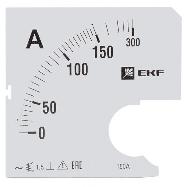 EKF Шкала сменная для A961 150/5А-1,5 PROxima (s-a961-150) превью в интернет-магазине электрики Форум Электро в Москве