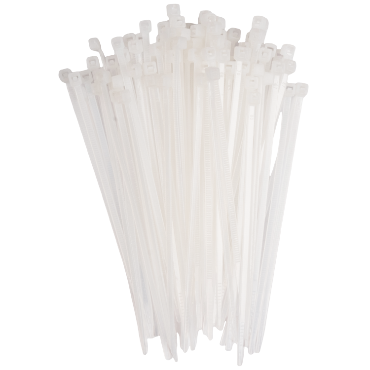 Кабельная стяжка PCT 2,5х080-100WH PA6.6 Jazzway (100 шт/уп) (.5053670) превью в интернет-магазине электрики Форум Электро в Москве