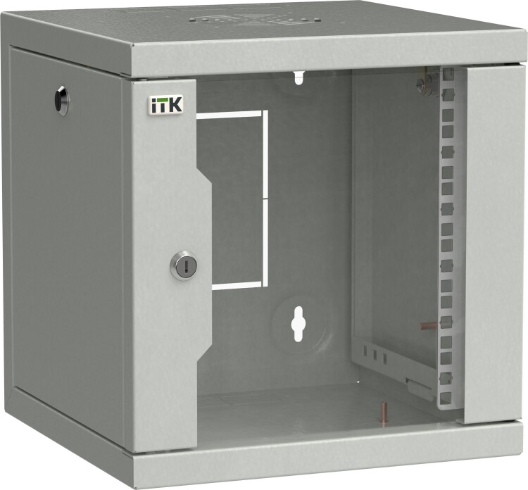 IEK LINEA WS ITK LINEA WS Шкаф 10" 9U 320х310мм дверь стекл. сер. (LWS3-09U33-GF) превью в интернет-магазине электрики Форум Электро в Москве
