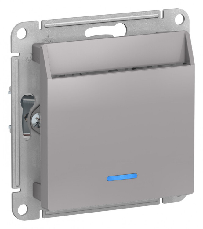 Фотография Systeme Electric AtlasDesign Алюминий Переключатель карточный с задержкой времени, механизм (ATN000367) в интернет-магазине Форум Электро в Москве Картинка Systeme Electric AtlasDesign Алюминий Переключатель карточный с задержкой времени, механизм (ATN000367) в интернет-магазине Форум Электро в Москве