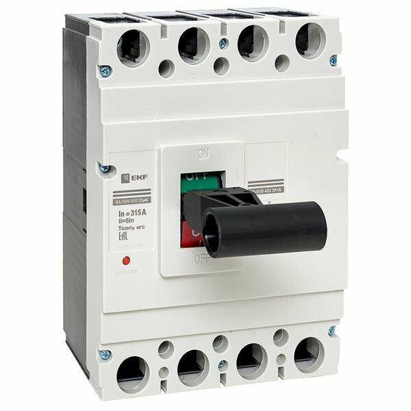 EKF PROxima Выключатель автоматический ВА-99М 400/315А 4P 5In 42кА (mccb99-4P5In400-315m) превью в интернет-магазине электрики Форум Электро в Москве