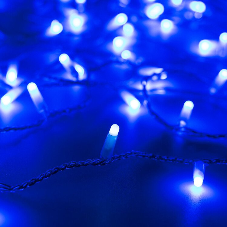 Arlight Светодиодная гирлянда ARD-STRING-CLASSIC-10000-BLUE-100LED-MILK-FLASH Blue (230V, 7W) (Ardecoled, IP65, 1 год) (031199) превью в интернет-магазине электрики Форум Электро в Москве