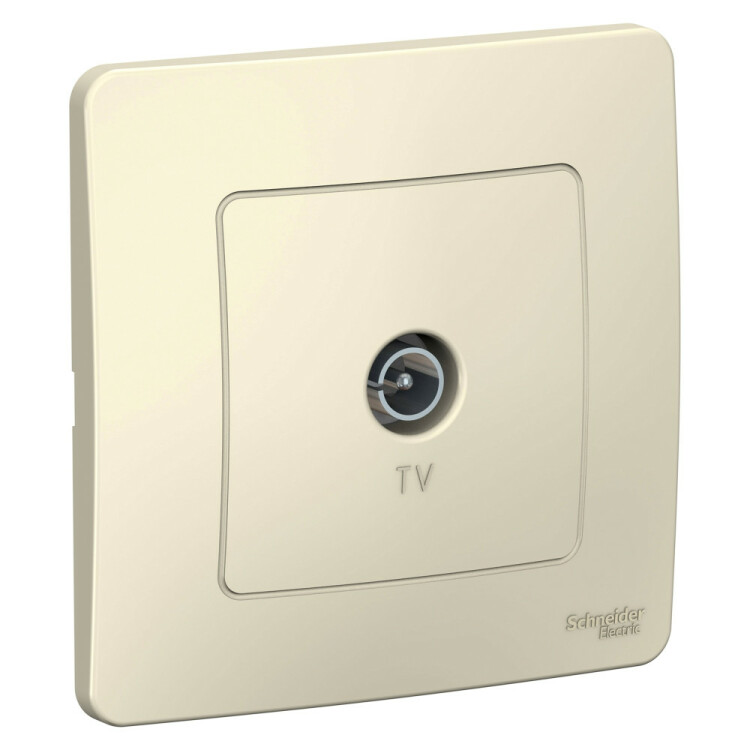 Картинка Systeme Electric Blanca внутр Молочная Розетка TV (BLNTS000012) в интернет-магазине Форум Электро в Москве