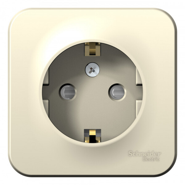 Картинка Systeme Electric Blanca наруж Молочная Розетка с/з со шторками, 16А, 250В (BLNRA011102) в интернет-магазине Форум Электро в Москве