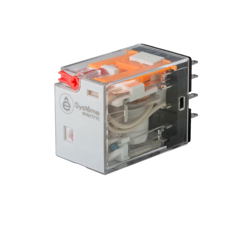 Systeme Electric Реле 5A 4CO 48VAC тест кнопка LED (SXM4CB2E7) превью в интернет-магазине электрики Форум Электро в Москве