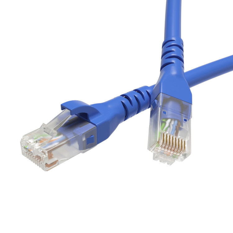 DKC Патч-корд неэкранированный CAT5E U/UTP 4х2, LSZH, синий, 7.0м (RN5EUU4570BL) превью в интернет-магазине электрики Форум Электро в Москве