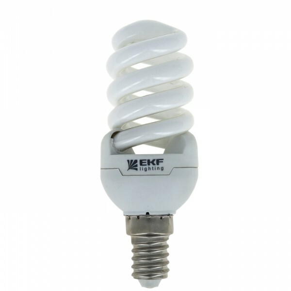 EKF Лампа энергосберегающая FS-спираль 9W 4200K E14 10000h Simple (FS-T2-9-842-E14) превью в интернет-магазине электрики Форум Электро в Москве