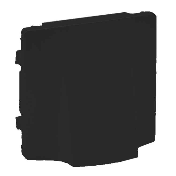 Картинка Legrand Valena LIFE Black. Лицевая панель для вывода кабеля. Антрацит.. (756732) в интернет-магазине Форум Электро в Москве