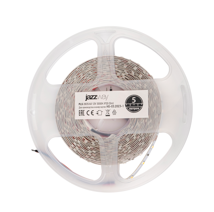 Jazzway Лента PLS 2835/ 60-12V WW IP20 -5m (теплый белый) (.2858023) превью в интернет-магазине электрики Форум Электро в Москве