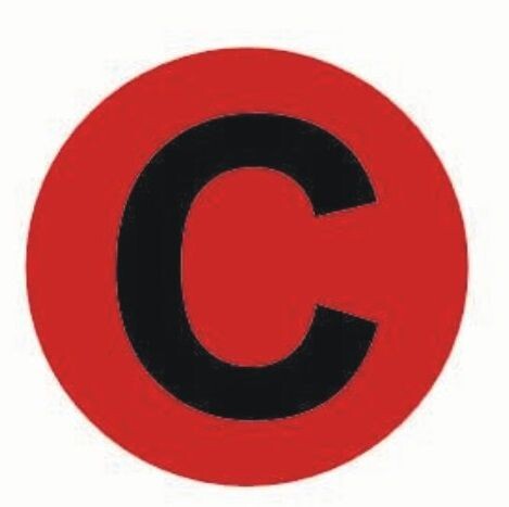 EKF PROxima Наклейка "C" d=20мм