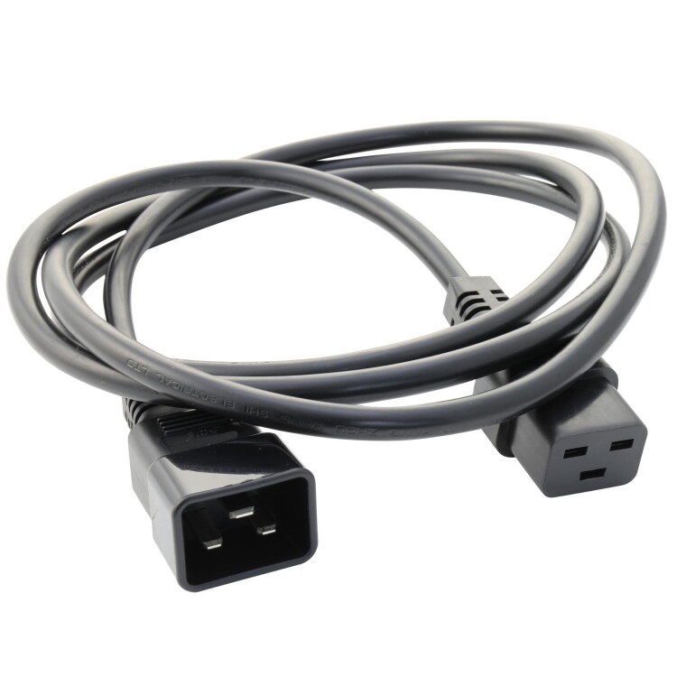 Картинка DKC Кабель питания DKC, IEC320 С19 - IEC320 C20, 0,5м, 3x2,5мм (R5CORD9005) в интернет-магазине Форум Электро в Москве
