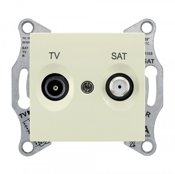 Фотография TV/SAT розетка оконечная, беж. (SDN3401647) в интернет-магазине Форум Электро в Москве Картинка TV/SAT розетка оконечная, беж. (SDN3401647) в интернет-магазине Форум Электро в Москве