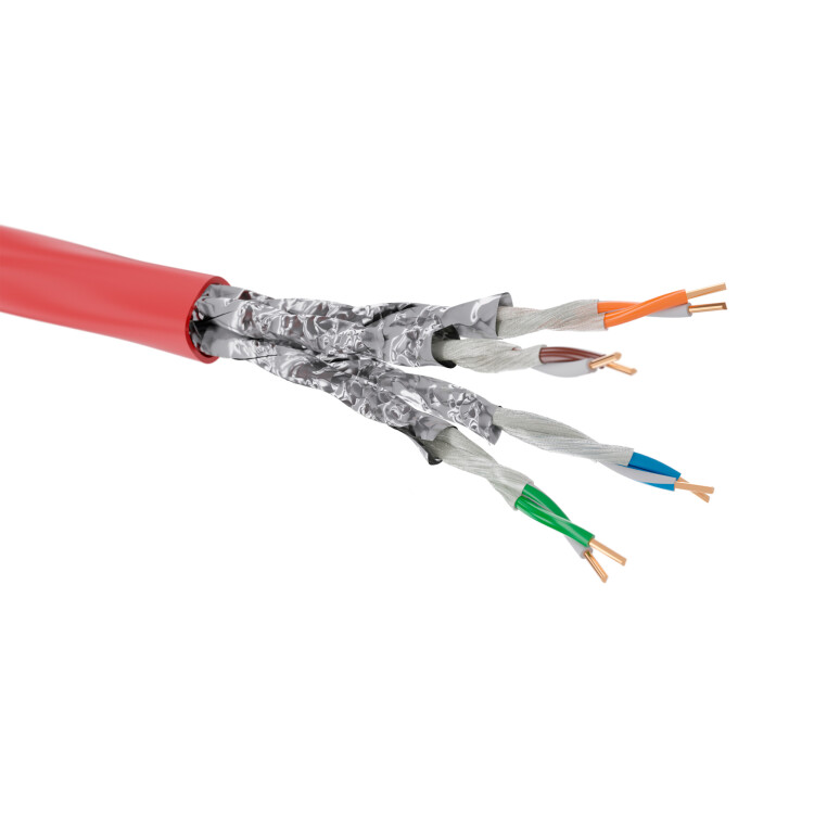 DKC Кабель CAT 6, U/UTP, нг(А)-FRHF, бухта 305м, красный (RN6UUA04RD) превью в интернет-магазине электрики Форум Электро в Москве