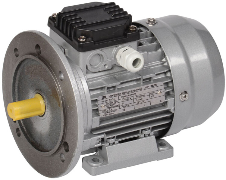 IEK ONI Электрический двигатель 3ф.АИР 56B4 380В 0,18 кВт 1500 об/мин 2081 DRIVE (DRV056-B4-000-2-1520) превью в интернет-магазине электрики Форум Электро в Москве