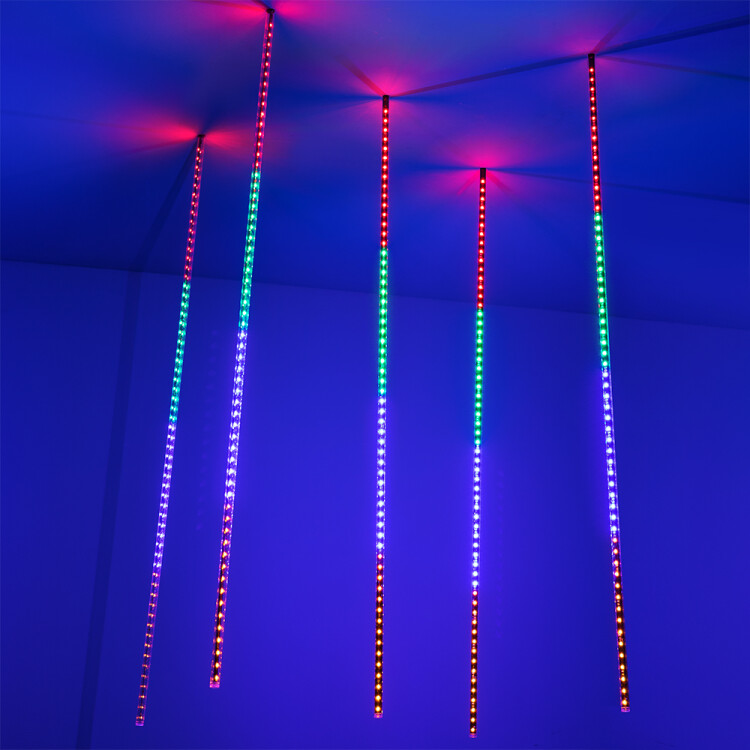 Arlight Светодиодная гирлянда ARD-ICEFALL-CLASSIC-D12-1000-5PCS-CLEAR-120LED-LIVE RGB (230V, 11W) (Ardecoled, IP65) (026056) превью в интернет-магазине электрики Форум Электро в Москве