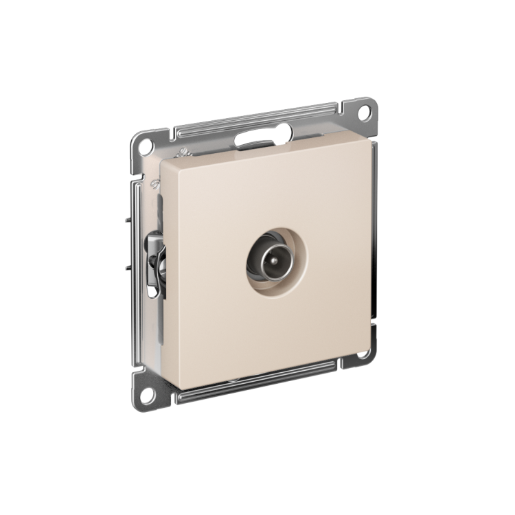 Картинка ATLASDESIGN TV АНТЕННА коннектор, механизм, БЕЖЕВЫЙ (ATN000293) в интернет-магазине Форум Электро в Москве