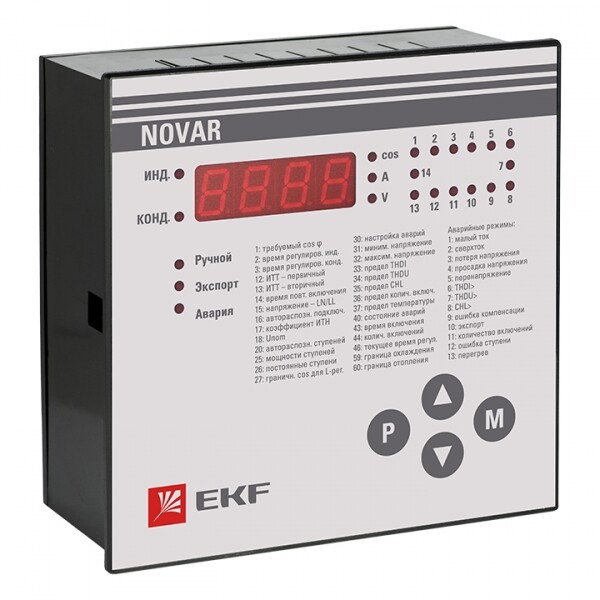 EKF Регулятор NOVAR 13/4 PROxima (kkm-13-4) превью в интернет-магазине электрики Форум Электро в Москве