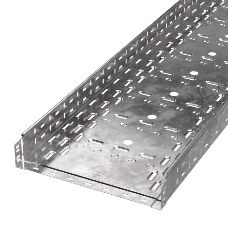 Промрукав Лоток перфорированный Стандарт 400х80х3000 (6 м/уп) (PR16.0015) превью в интернет-магазине электрики Форум Электро в Москве