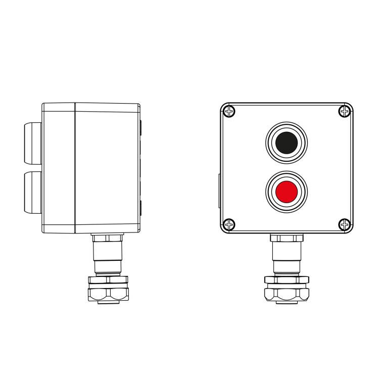 DKC CPE-A-12-(1xP1B(11)-1xP1R(11))-1xKAEPM2MHK-20(C)1Ex d e IIC Т5 Gb / Ex tb IIIC T95°C Db IP66 (2201.121.22.120L) превью в интернет-магазине электрики Форум Электро в Москве