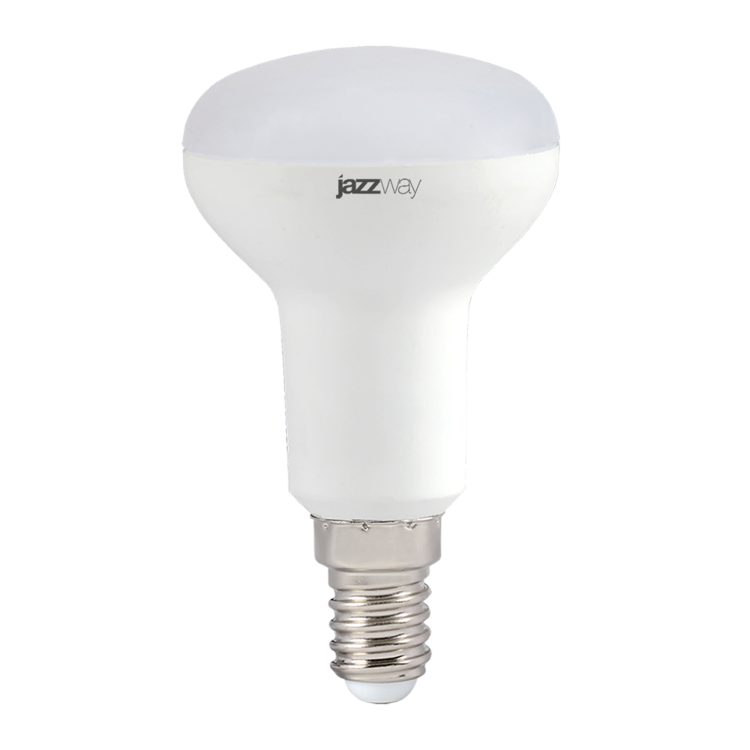 Jazzway Лампа светодиодная (LED) с отражателем d50мм E14 120° 7Вт 220-240В матовая тепло-белая желтая 3000К (.1033628) превью в интернет-магазине электрики Форум Электро в Москве