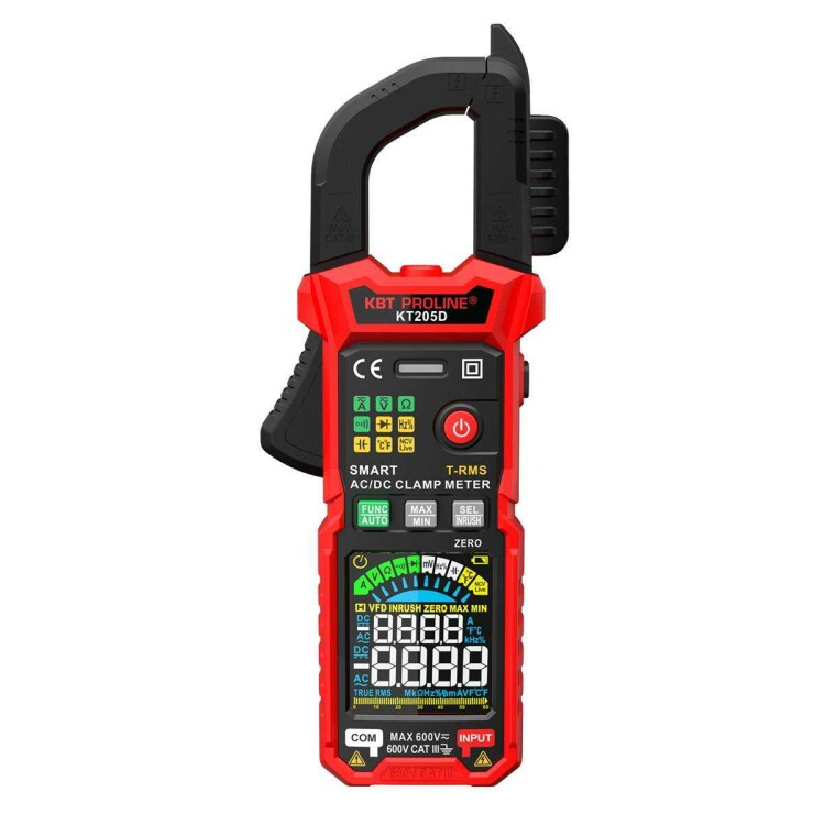 КВТ Токовые клещи цифровые КТ 205D серия PROLINE (90386) превью в интернет-магазине электрики Форум Электро в Москве
